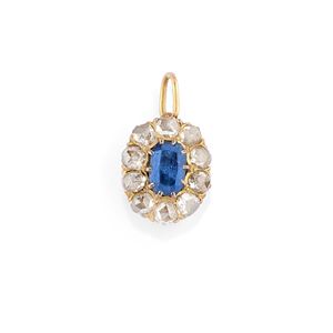 Sapphire pendant
