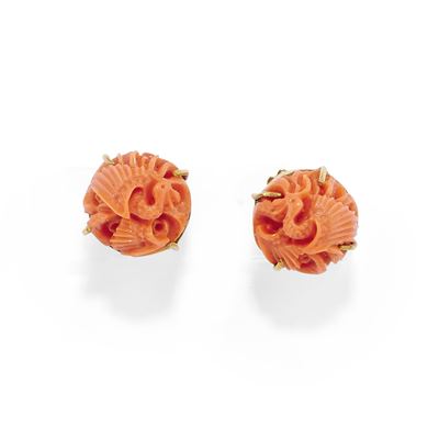 Orecchini con Corallo