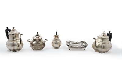 Servizio da Tè e Caffè con Cestino