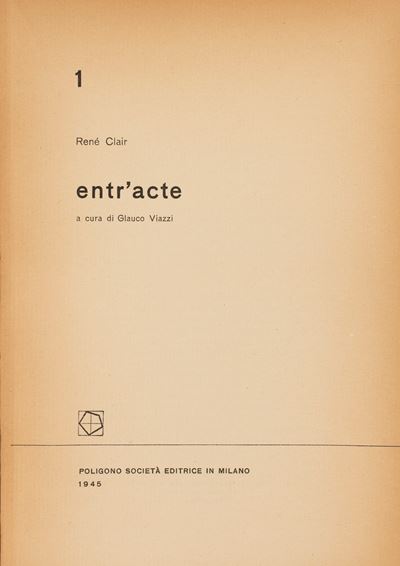 Entr'acte. A cura di Glauco Viazzi, 1945