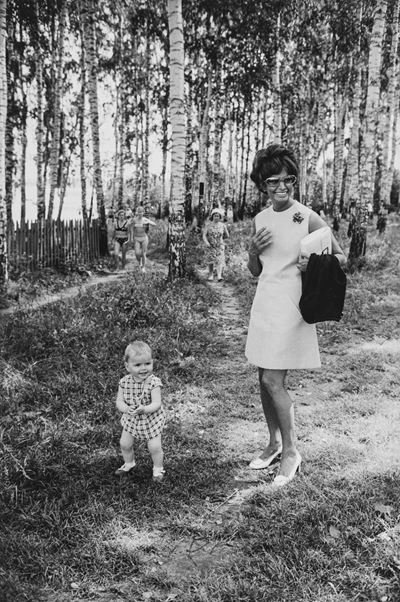 Sophia Loren con il Figlio Carlo Jr.