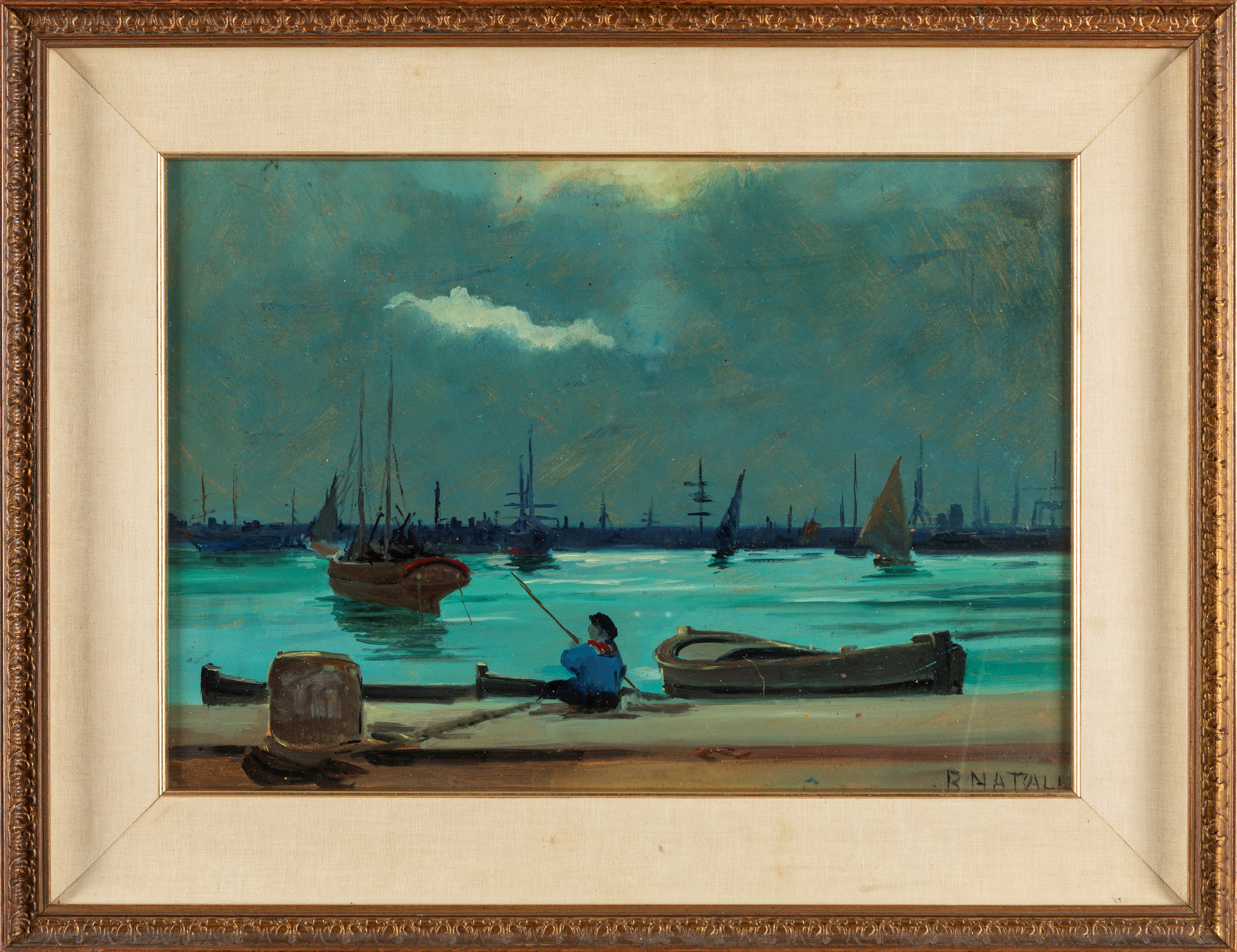 Renato Natali - Pescatore al Porto di Livorno