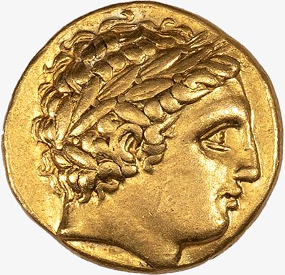 FILIPPO II, Statere della Zecca di Pella databile al 340-328 a.C.