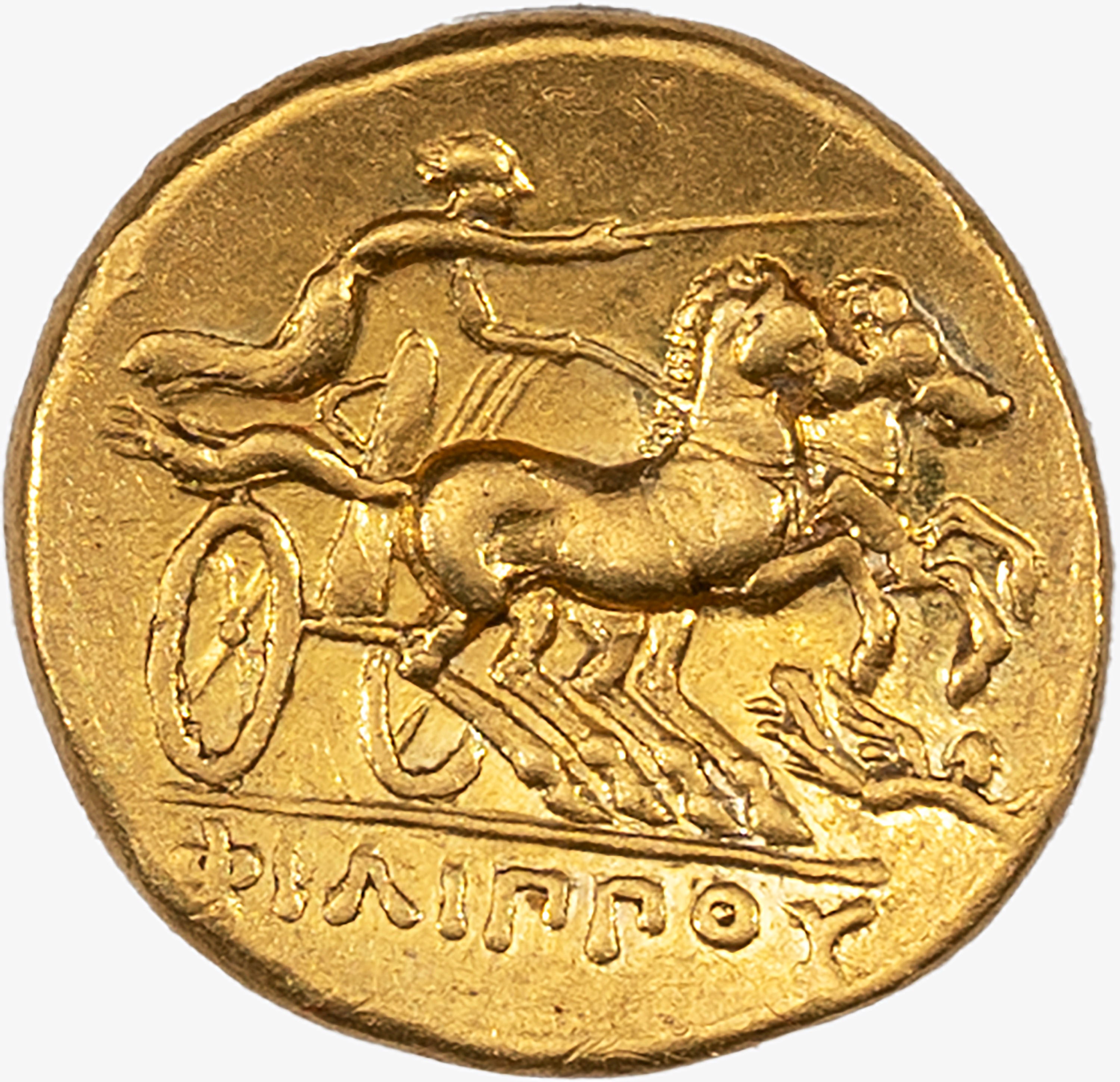 Macedonia, Filippo II, 359-336 a.C. - FILIPPO II, Statere della Zecca di Pella databile al 340-32...