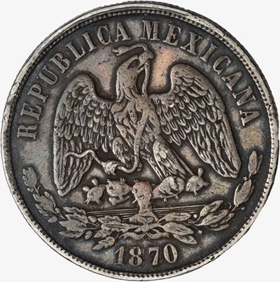 Messico, Peso in argento (1870)