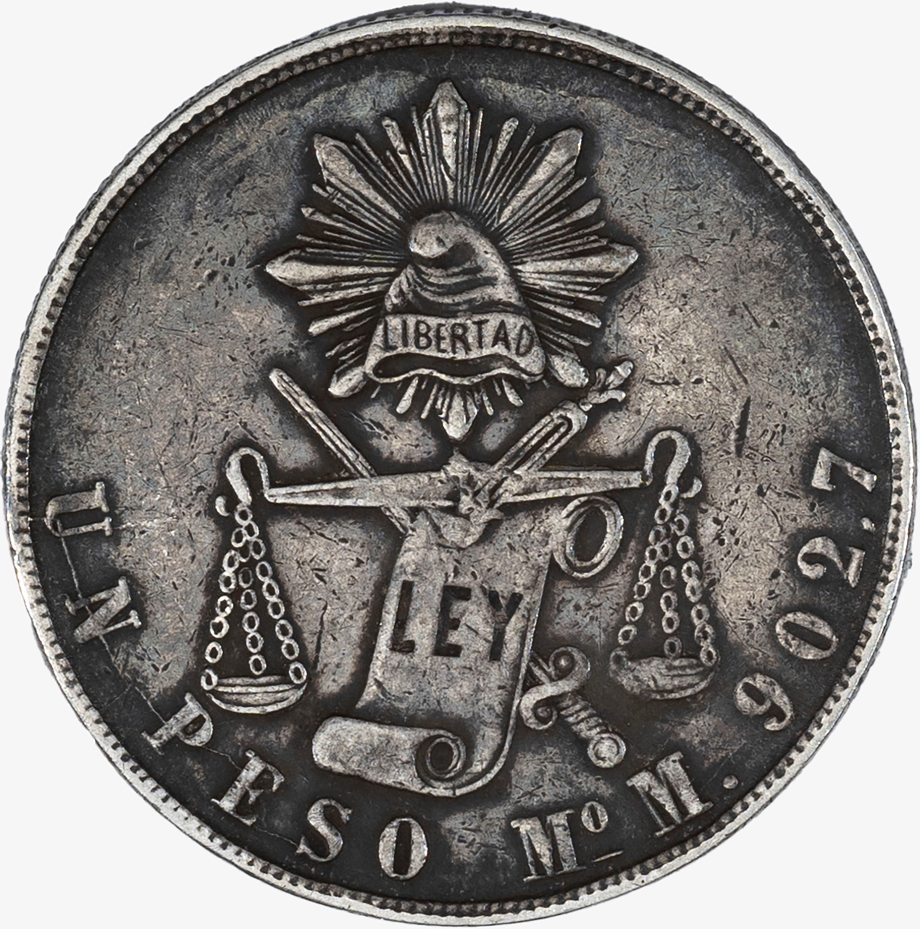 Messico, Repubblica Messicana - Messico, Peso in argento (1870)
