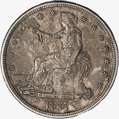 Seated Liberty, Dollaro in argento 1877