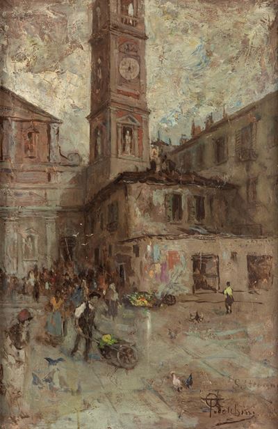 Milano, Chiesa di Santo Stefano, olio su tela