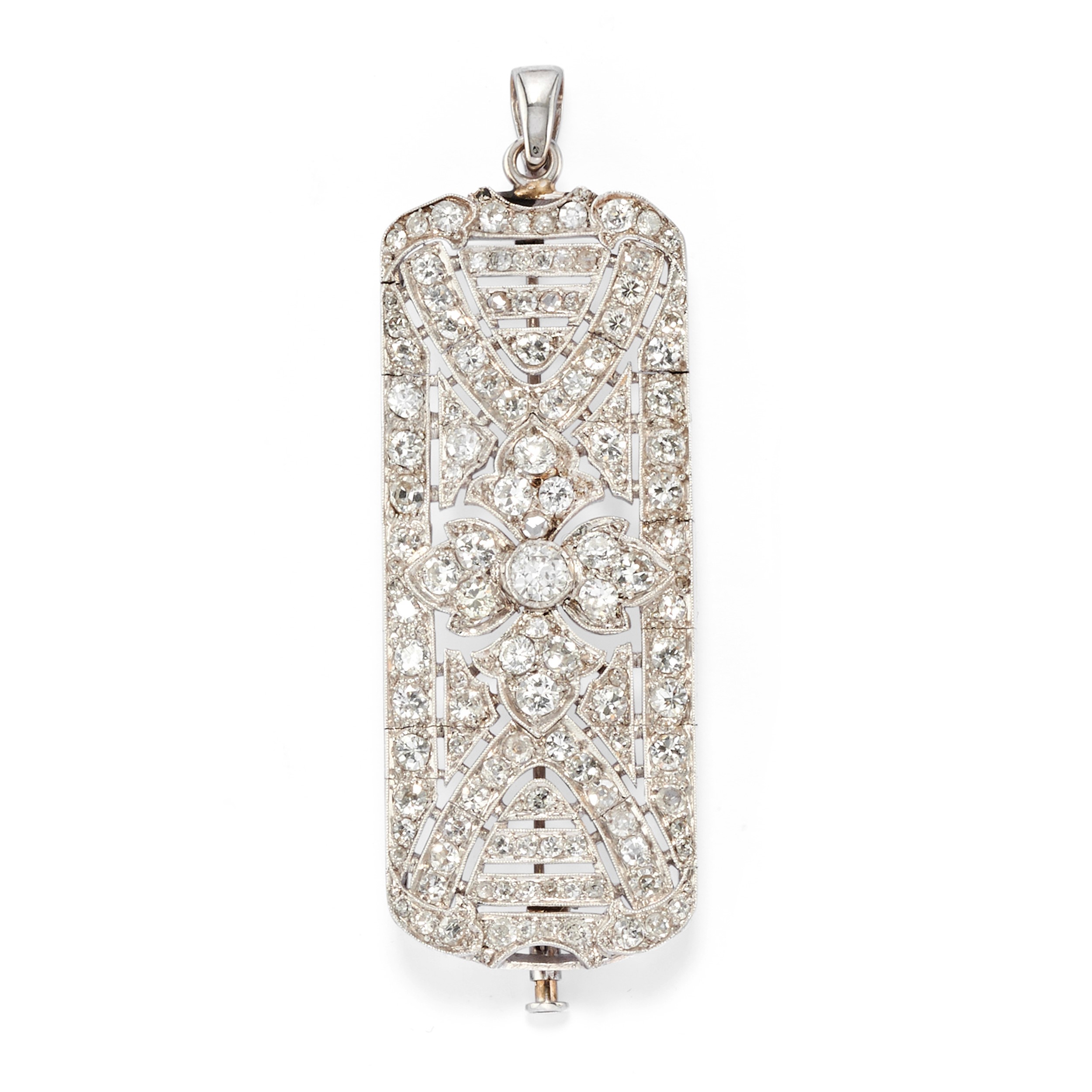 Pendente-spilla e Anello con Diamanti