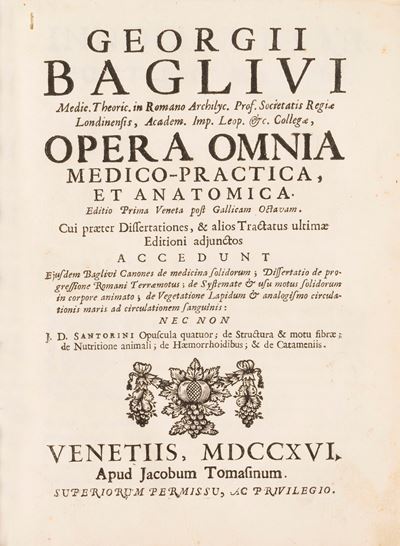 Opera omnia medico - pratica et anatomica