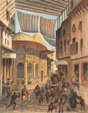 Pittore austriaco, secolo XIX - Orientalist scene