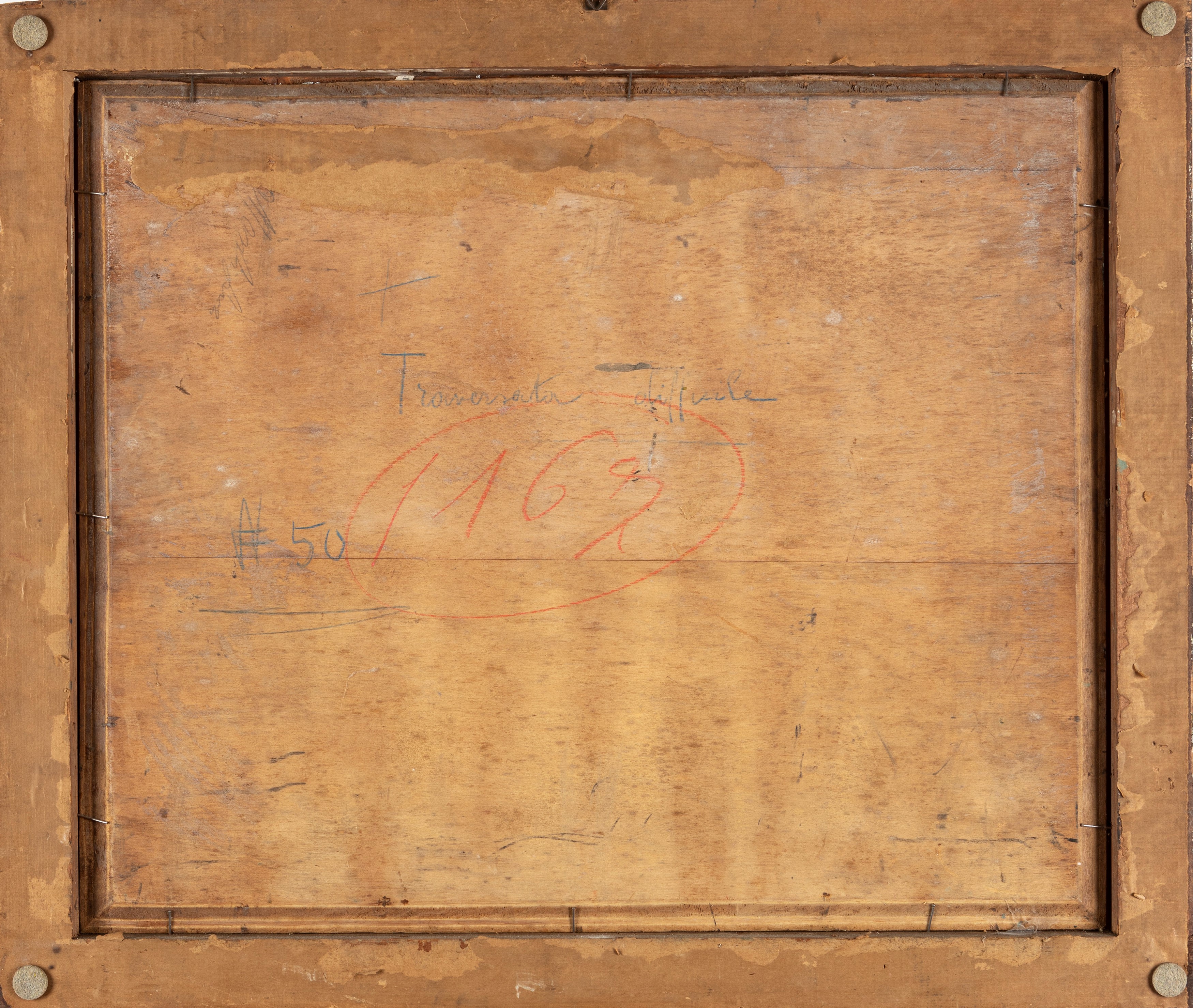 Federico Morello - Traversata difficile, olio su tavola