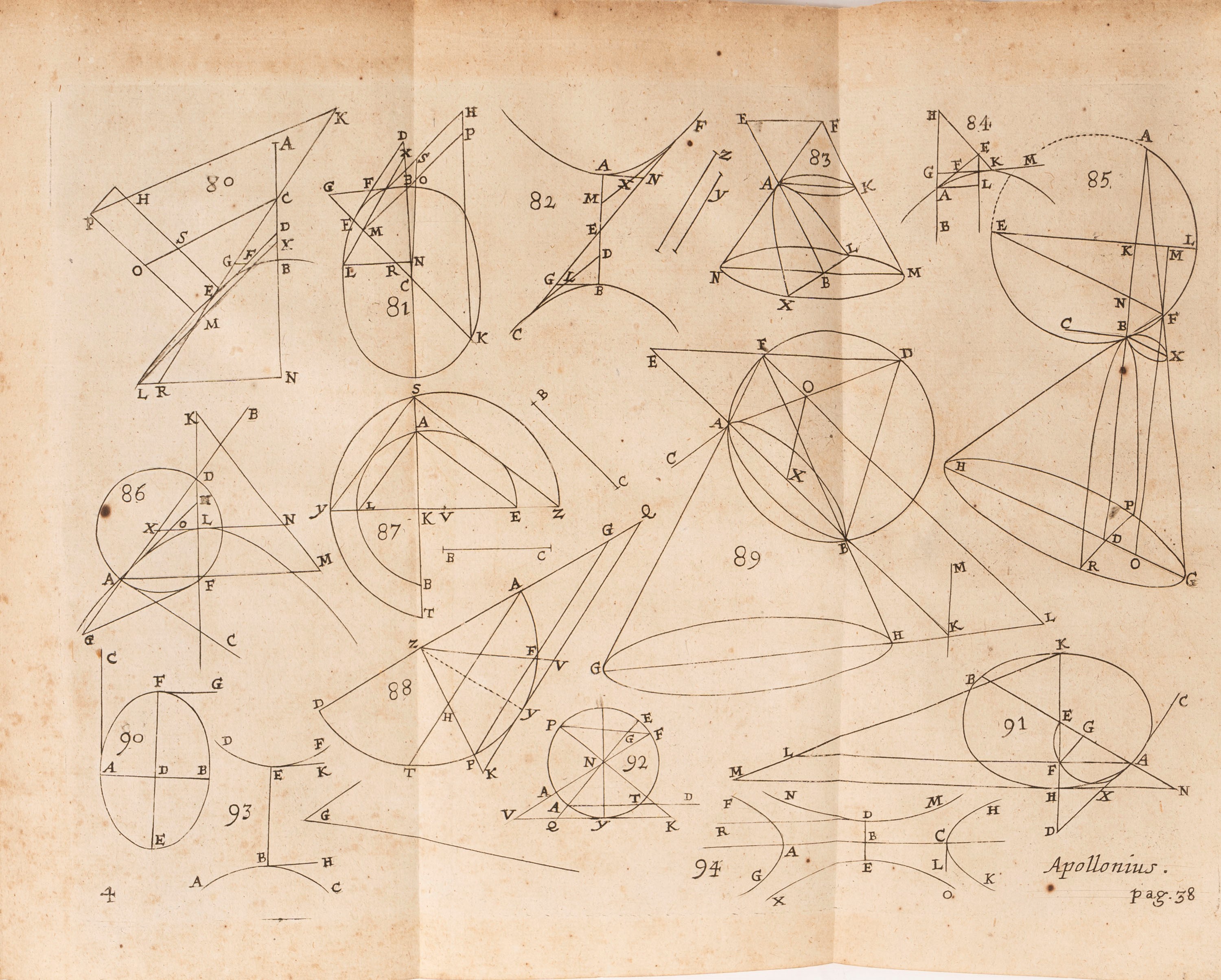 Isaac Barrow - Apolloni Conica: Methodo Nova Illustrata & Succintè Demonstrata, 1675
