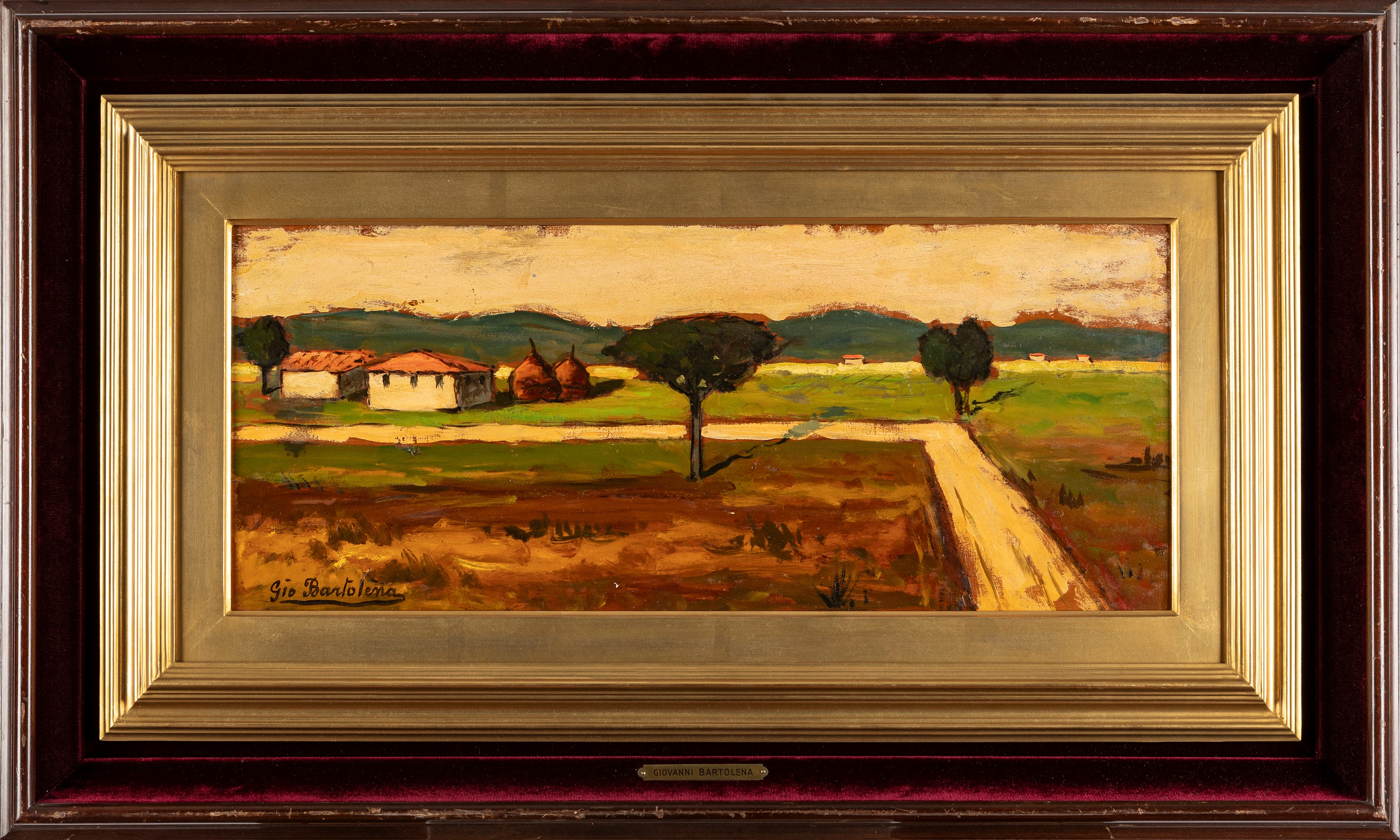 Giovanni Bartolena - Campagna Toscana