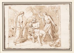 Ercole al bivio (recto) e Madonna con Bambino (verso)