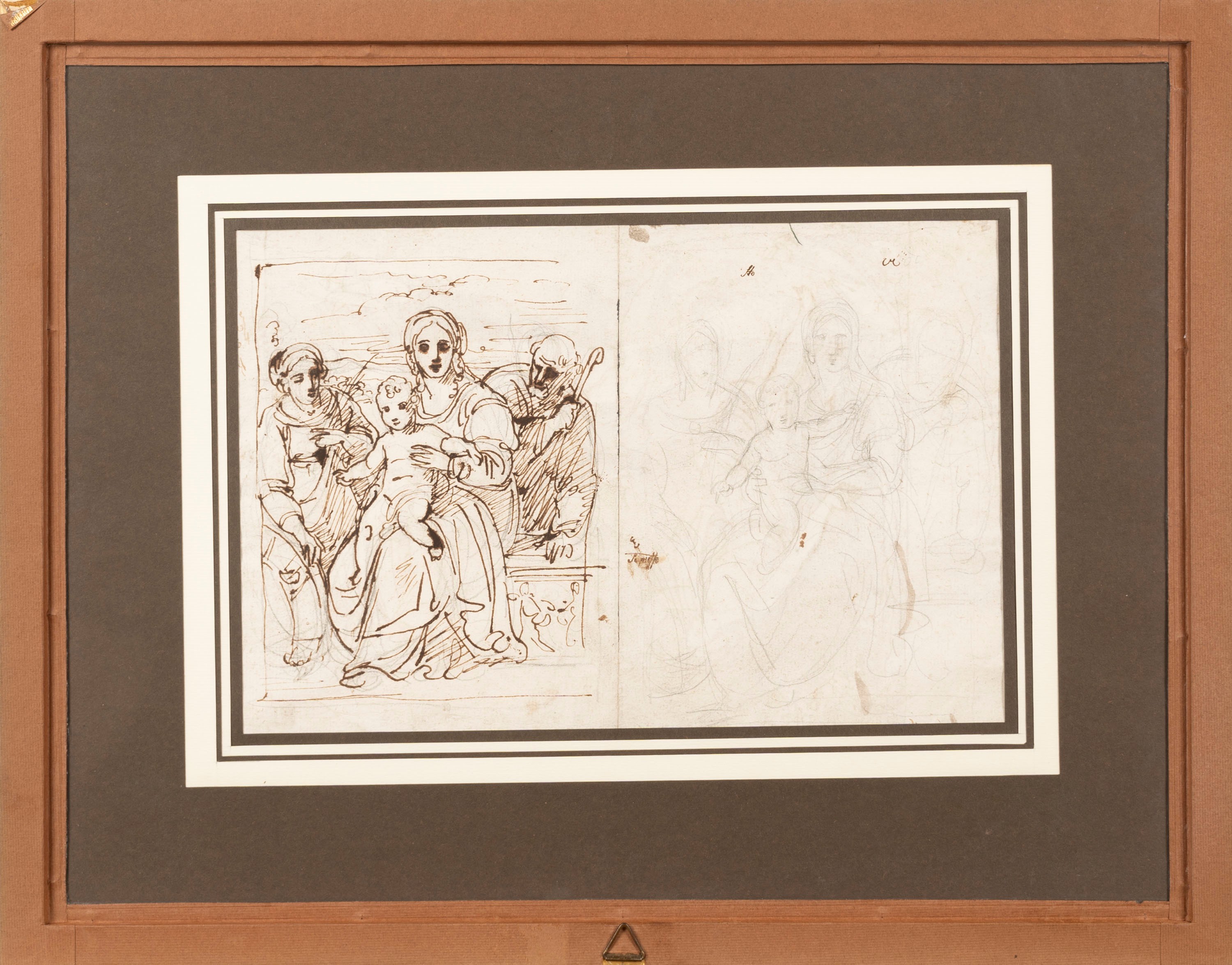 Ercole al bivio (recto) e Madonna con Bambino (verso)