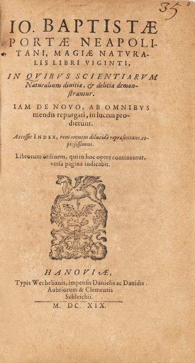 Magiae naturalis libri viginti