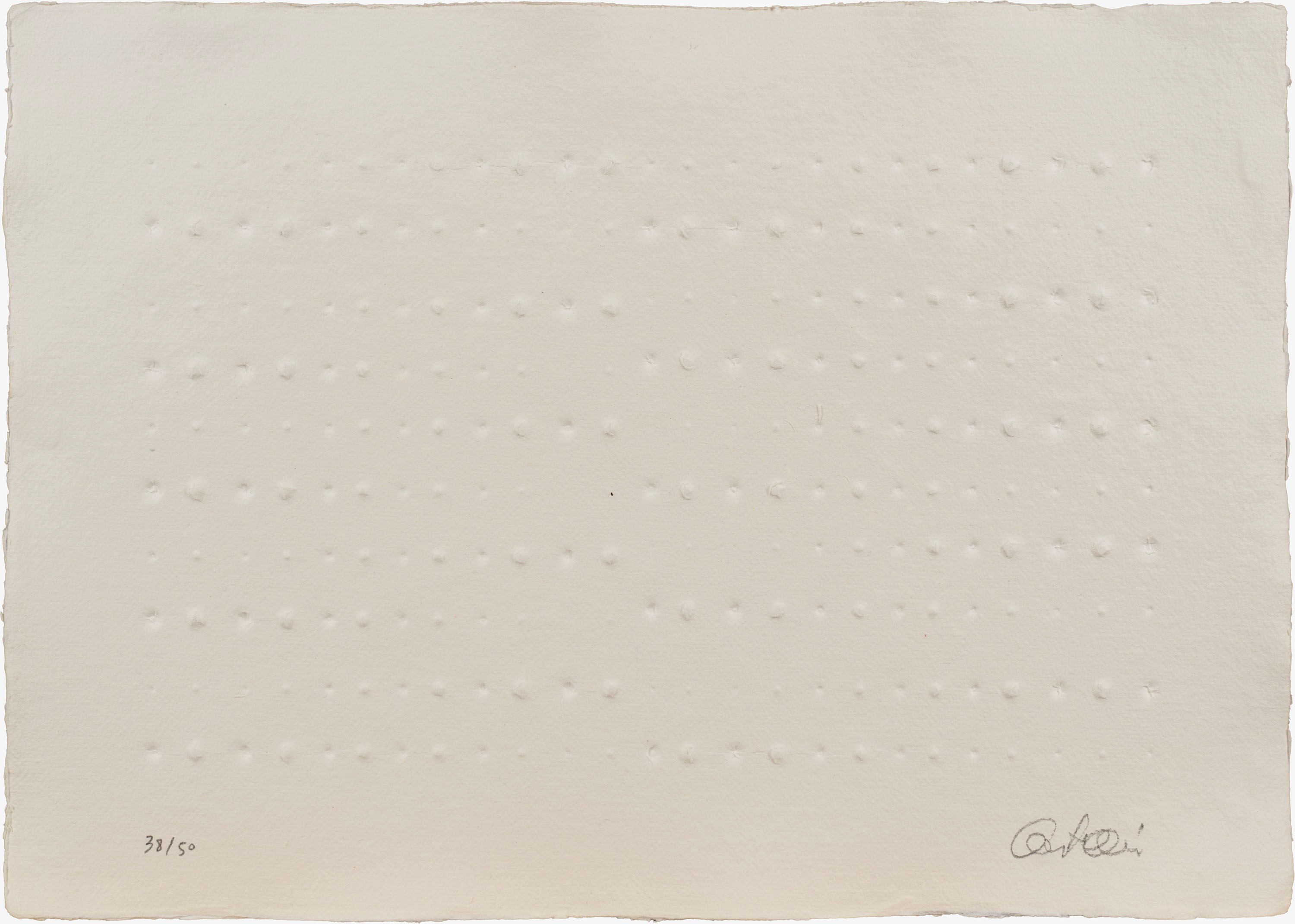 Enrico Castellani - 3 Rilievi Calcografici