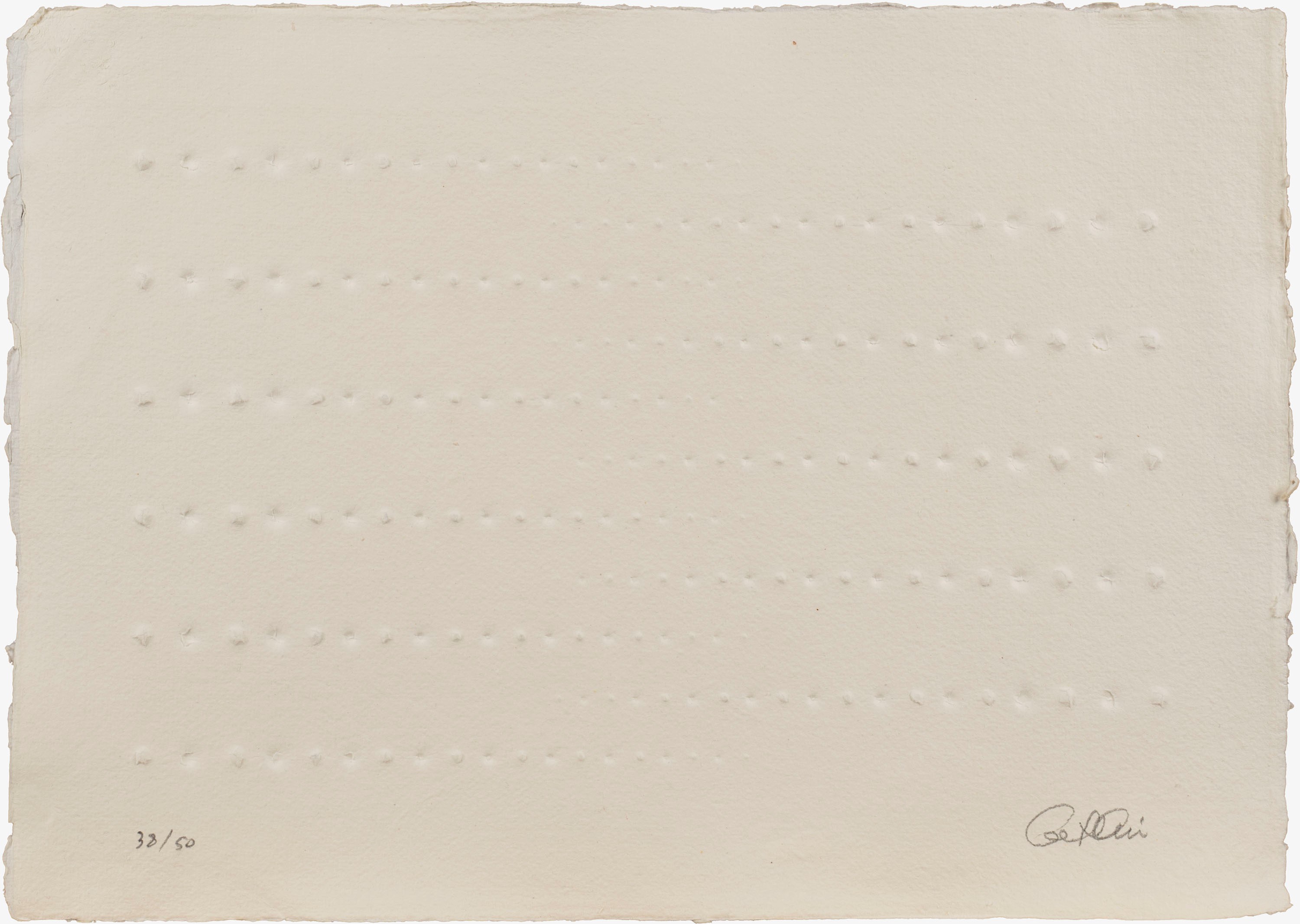Enrico Castellani - 3 Rilievi Calcografici