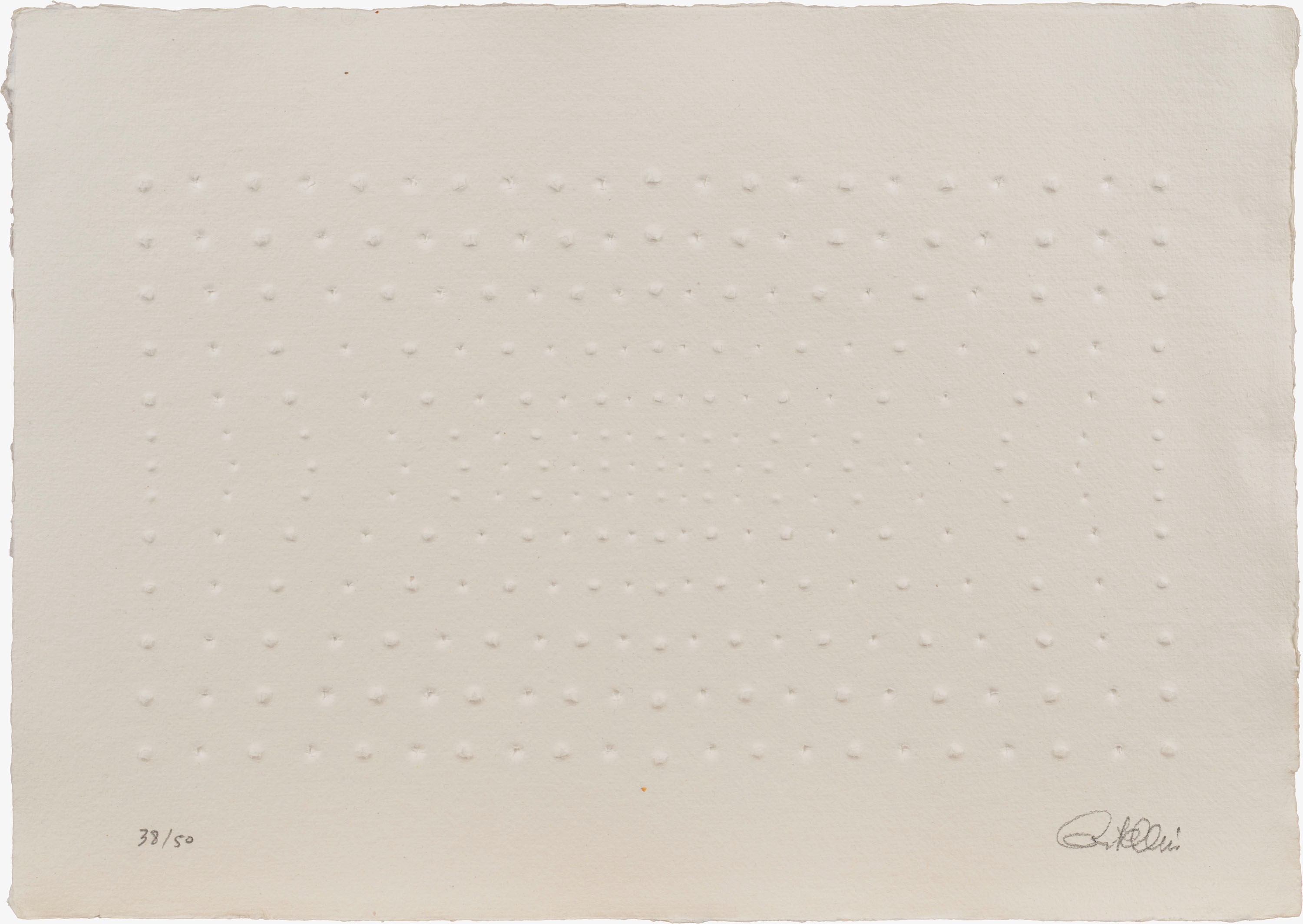 Enrico Castellani - 3 Rilievi Calcografici