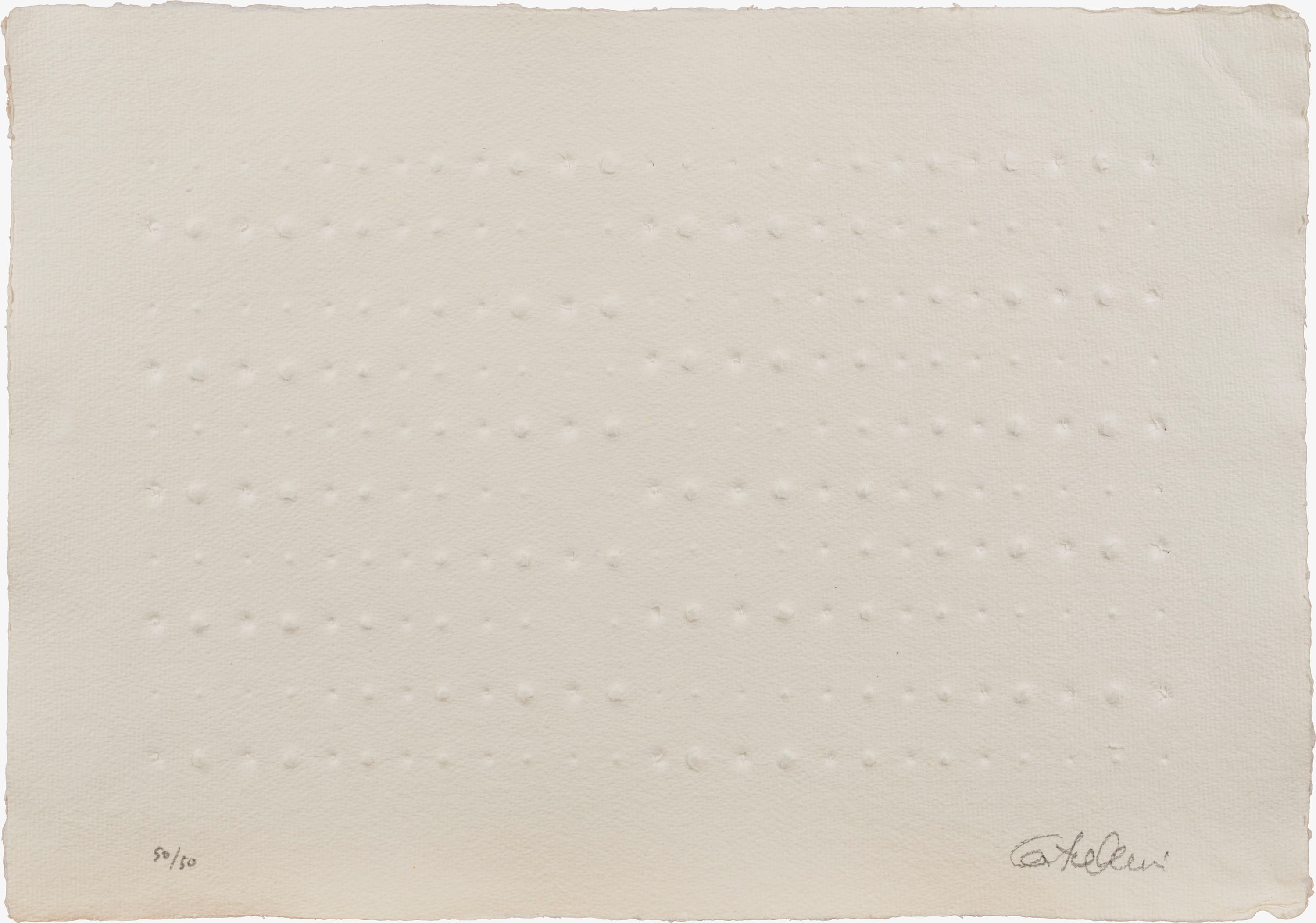 Enrico Castellani - 4 Rilievi Calcografici