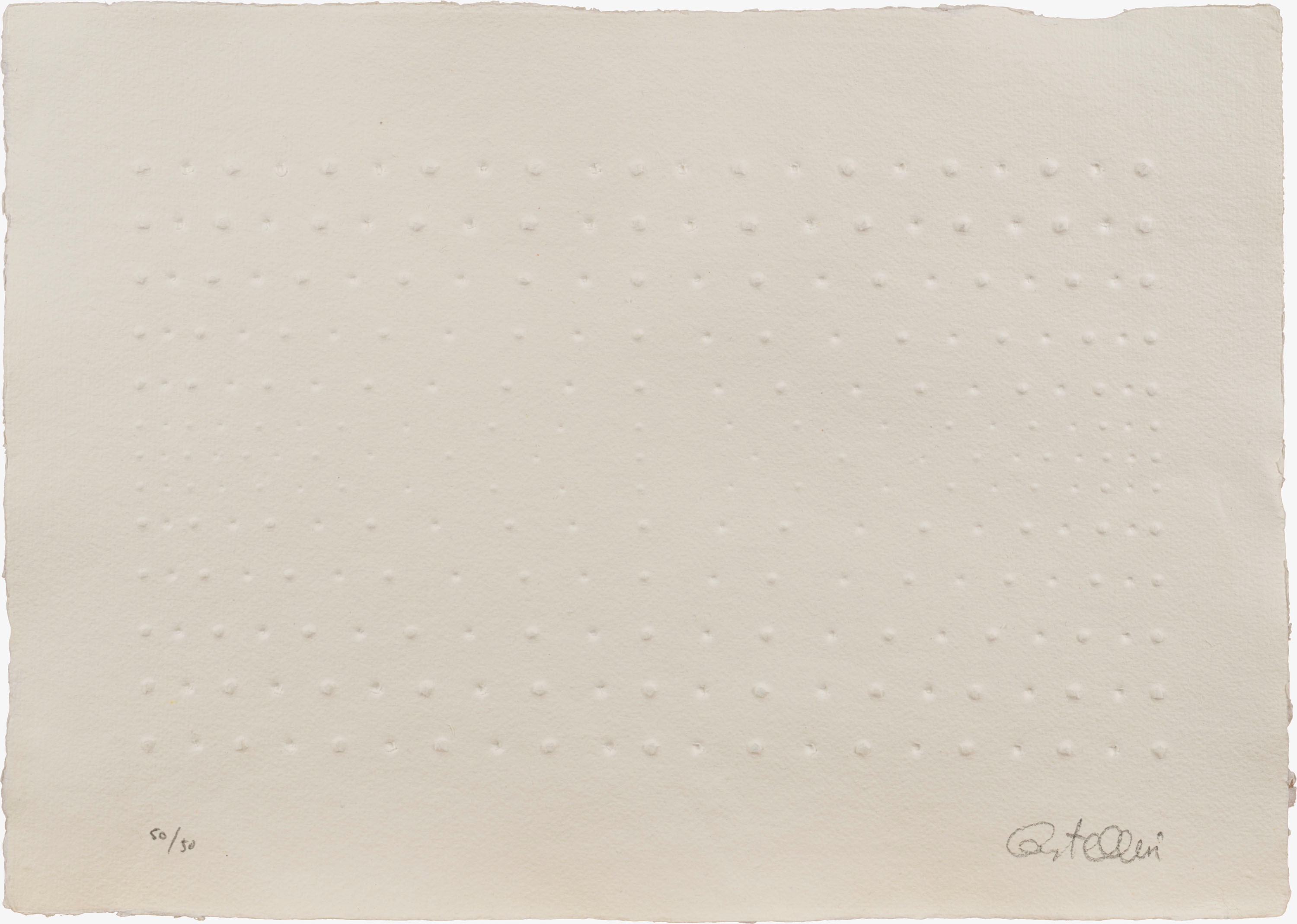 Enrico Castellani - 4 Rilievi Calcografici