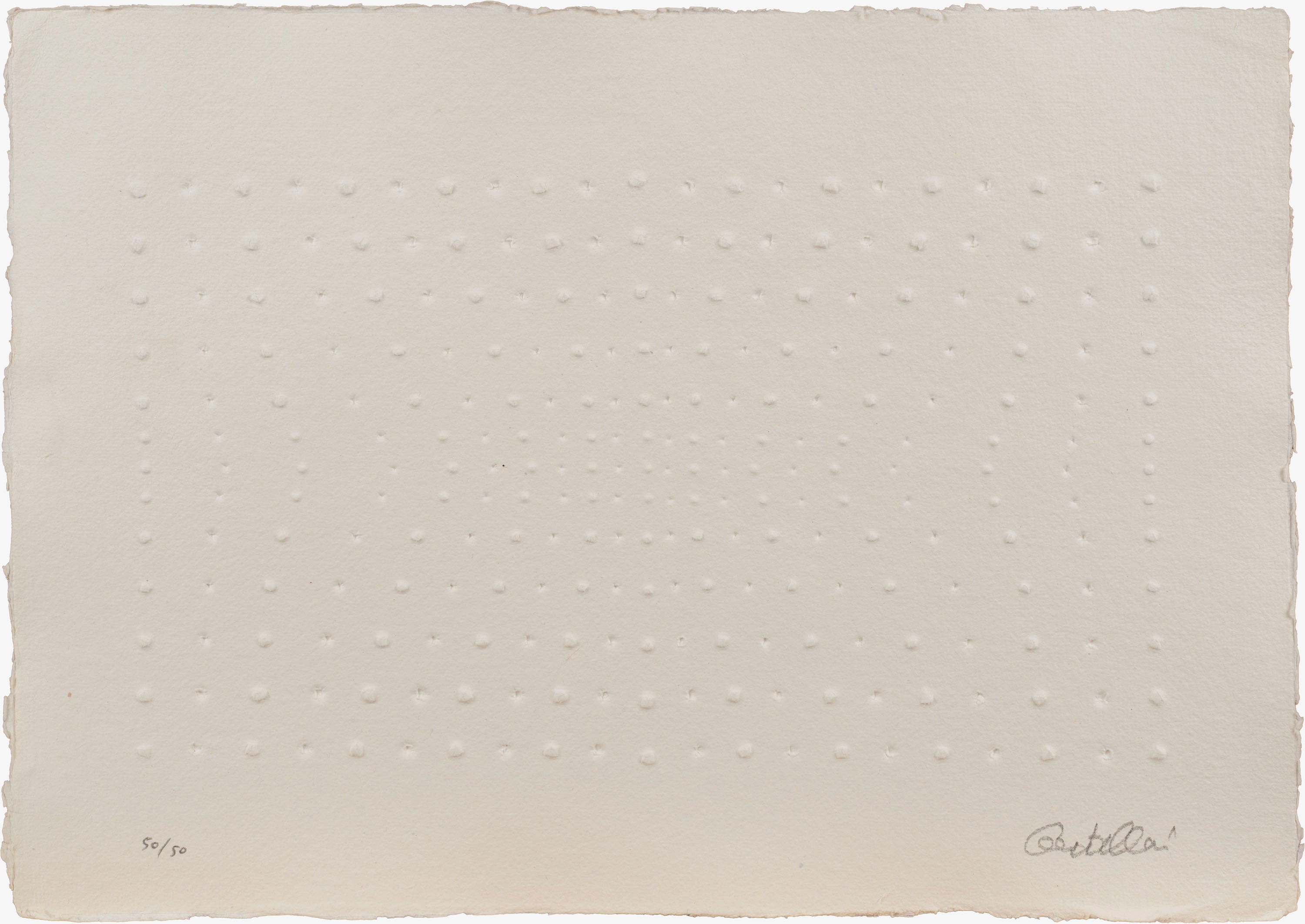 Enrico Castellani - 4 Rilievi Calcografici
