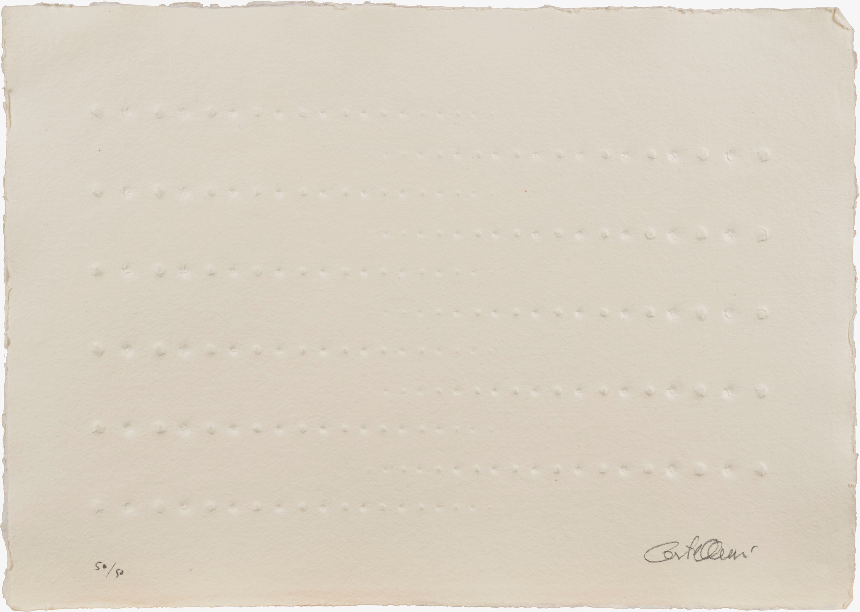 Enrico Castellani - 4 Rilievi Calcografici