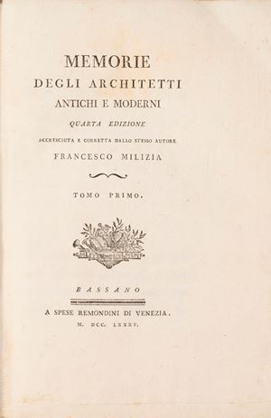 Memorie degli architetti antichi e moderni.