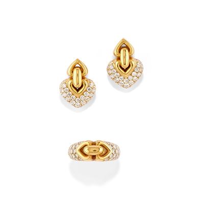 Demi Parure con Diamanti