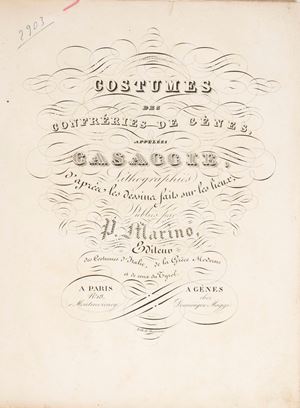 Costumes des Confreries de Génes appelées Casaccie