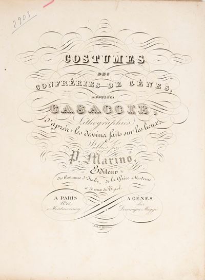 Costumes des Confreries de Génes appelées Casaccie