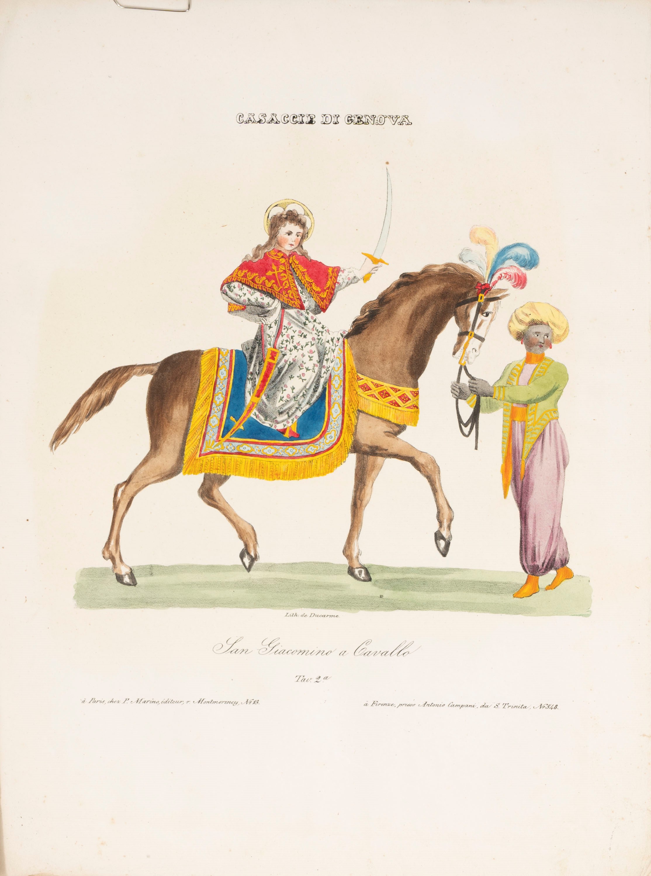 Alessio Pittaluga - Costumes des Confreries de Génes appelées Casaccie