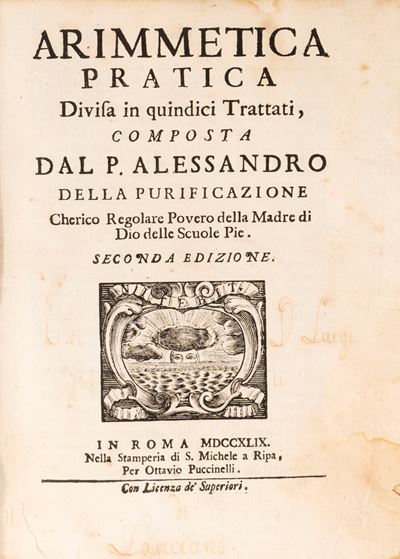 Arimmetica pratica divisa in quindici trattati, seconda edizione riveduta e aumentata