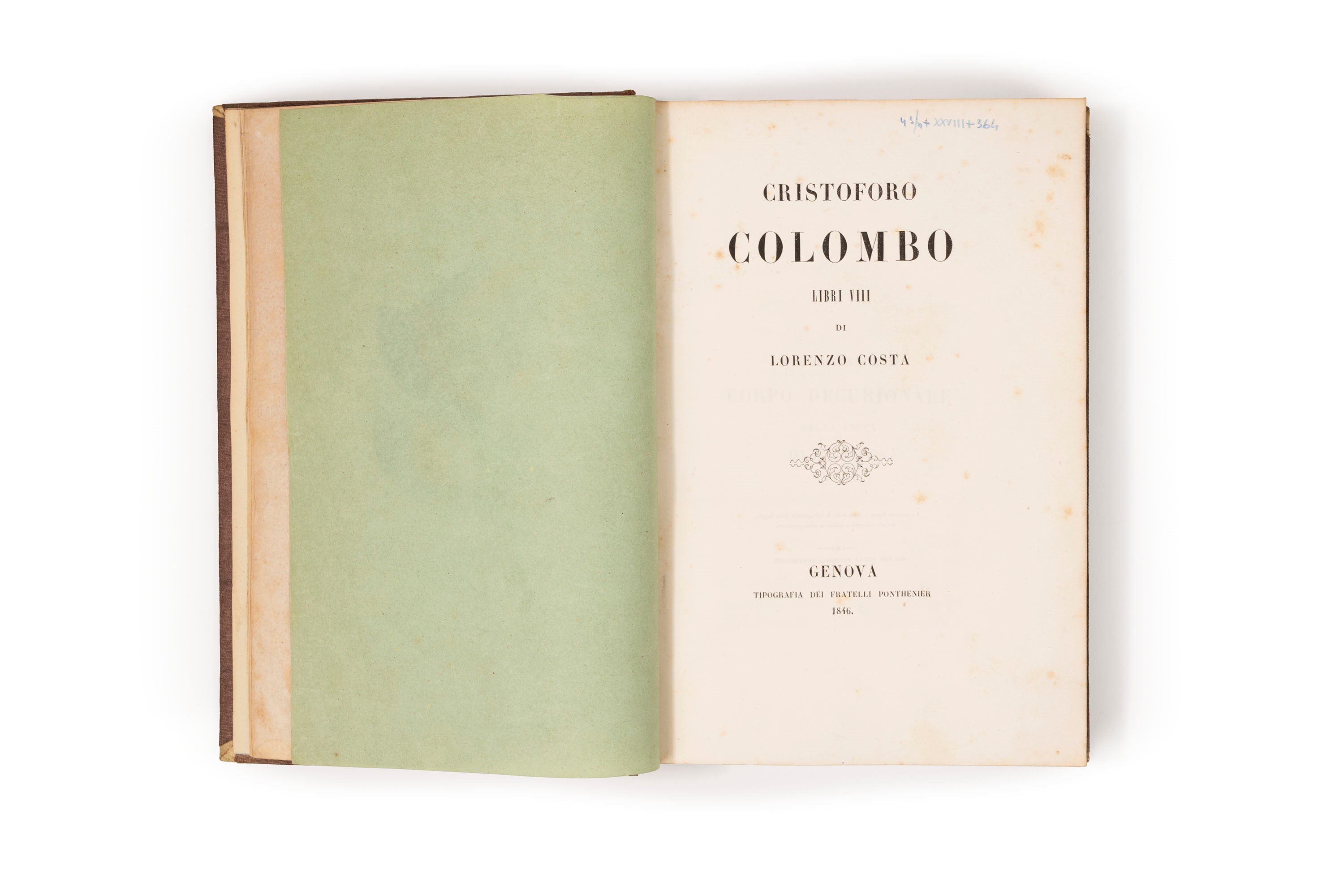 Collezione di opere dedicate a Cristoforo Colombo, 1781
