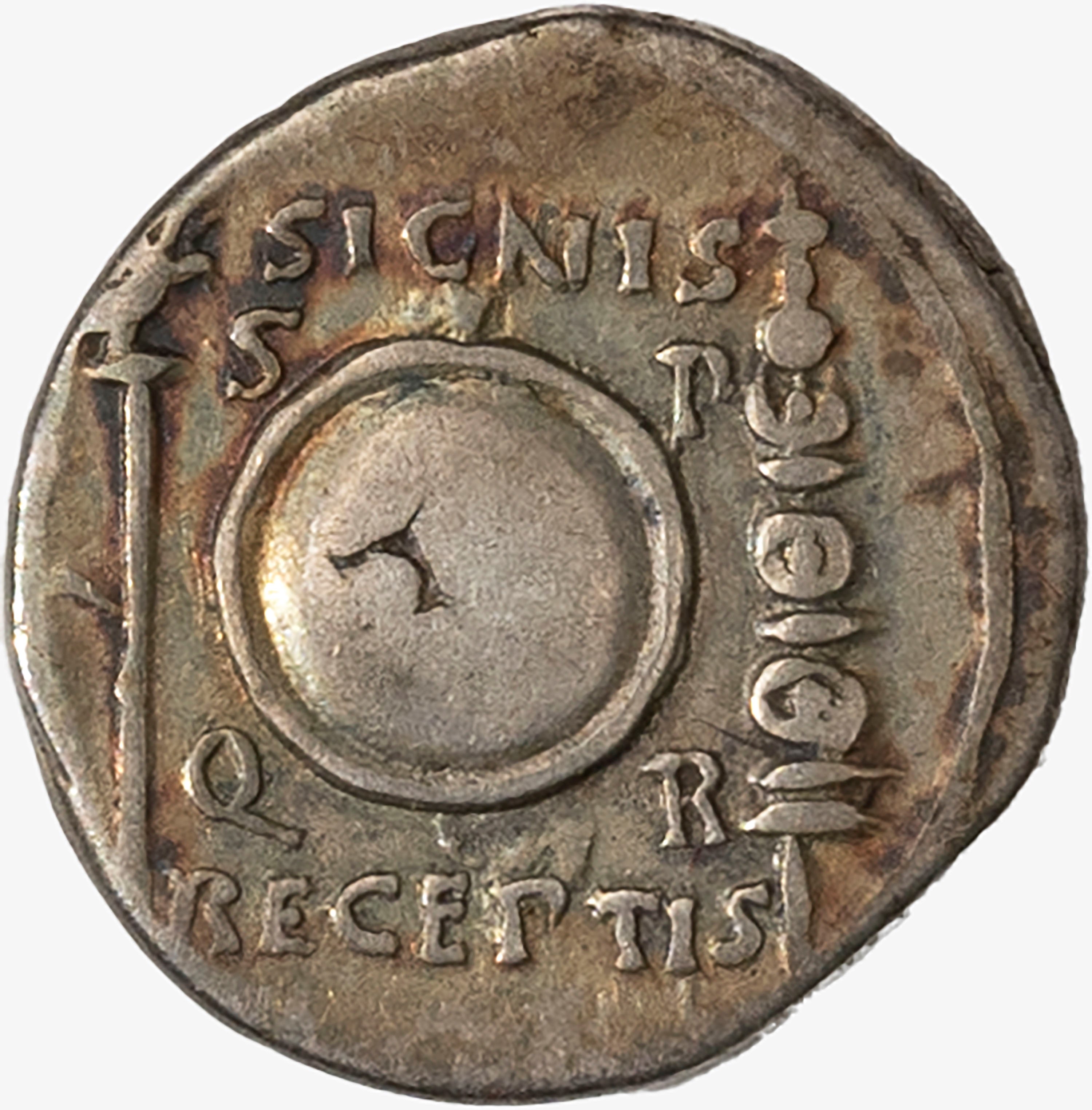 Impero Romano, Augusto, 27 a.C.-14 D.C. - AUGUSTO, Denario databile al 19 a.C., Zecca di Colonia ...