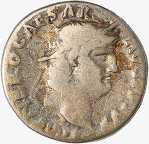 Denario databile al 66-67 d.C.