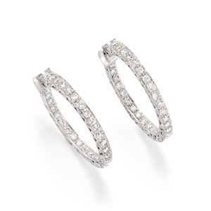 Orecchini con diamanti