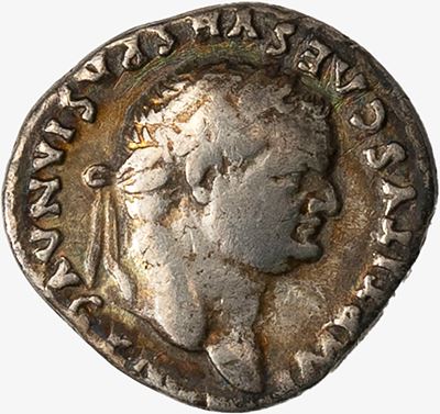 Impero Romano, Denario di TITO, 79 d.C., argento, 17 mm, 3,04 g