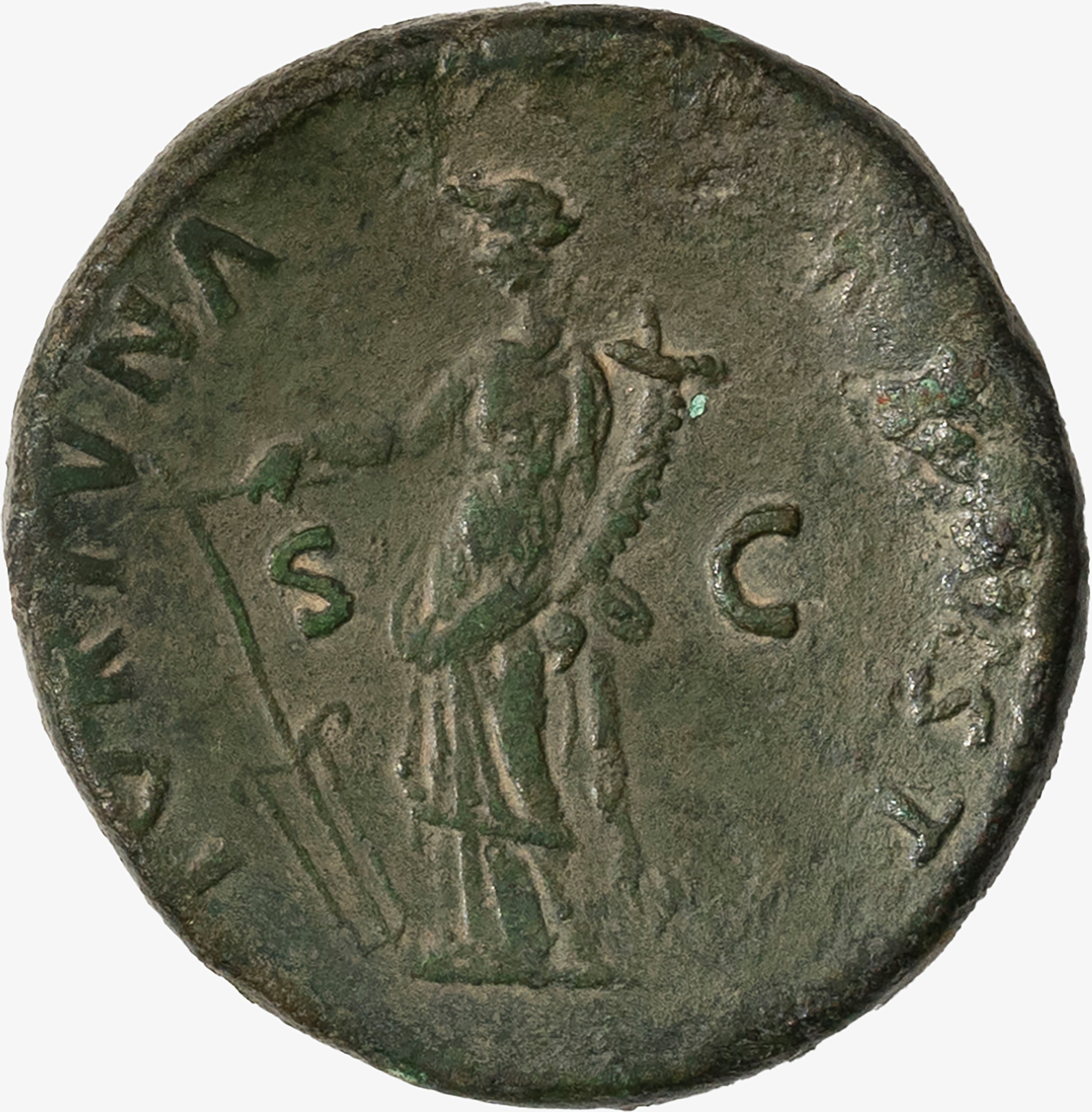 Impero Romano, Nerva, 96-98 D.C. - NERVA, Sesterzio databile al 96 d.C.