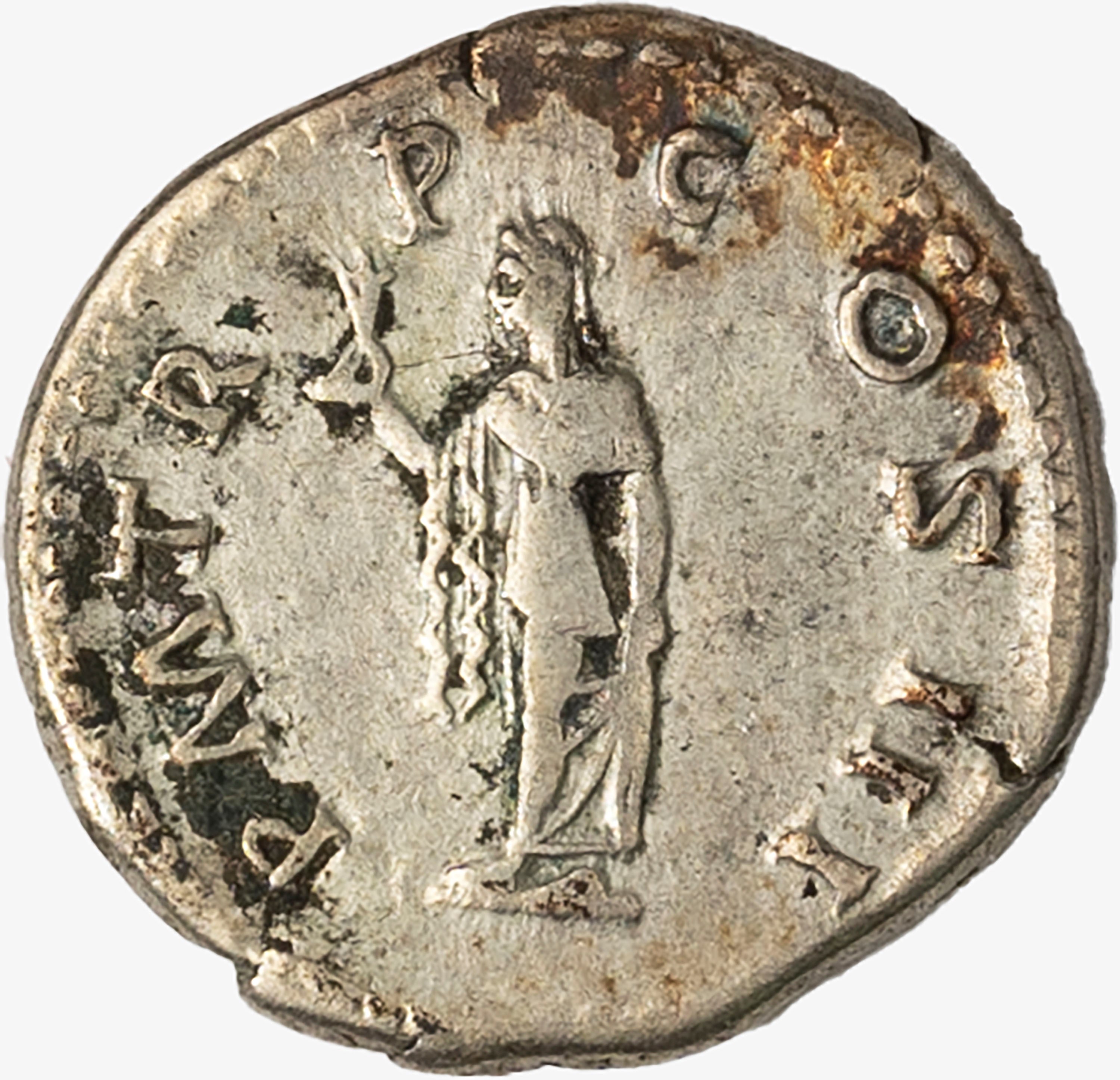 Impero Romano, Adriano, 117-138 D.C. - ADRIANO, Denario con testa laureata e Spes