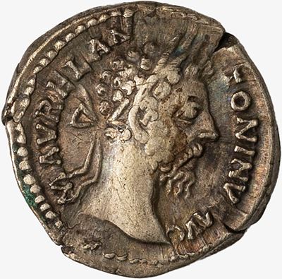 Marco Aurelio, Denario del 179 d.C., ARGENTO, 3,31 g