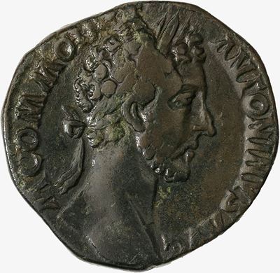 Impero Romano, Sesterzio databile al 181-182 d.C.