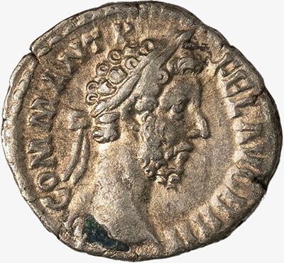 Impero Romano, Denario di Commodo (186-187 d.C.), Argento, mm 18.19