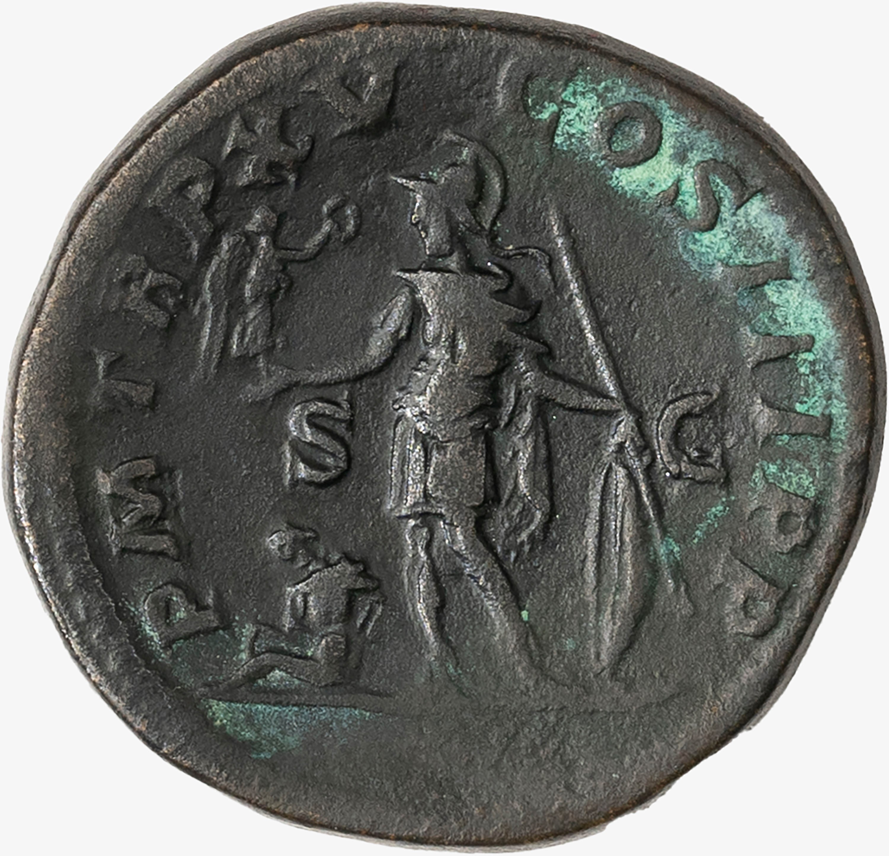Impero Romano, Caracalla, 211-217 D.C. - CARACALLA, Sesterzio databile al 212 d.C.