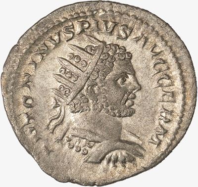CARACALLA, Antoniniano databile al 215 d.C., Argento, 4,79 g, diametro 23 mm