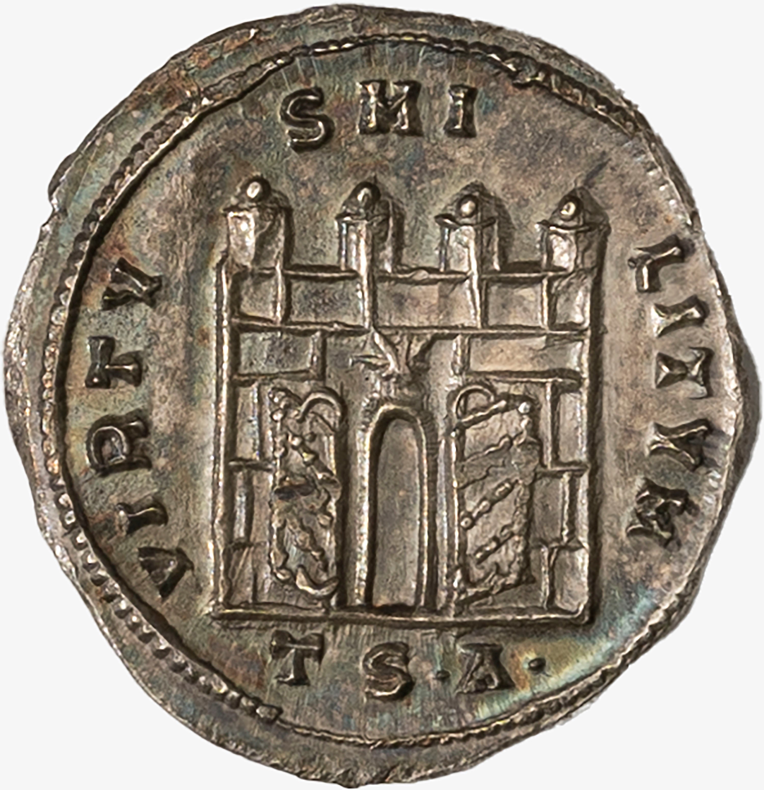 Impero Romano, Diocleziano, 284-305 D.C. - DIOCLEZIANO, Argenteo databile al 302 d.C., Zecca di T...