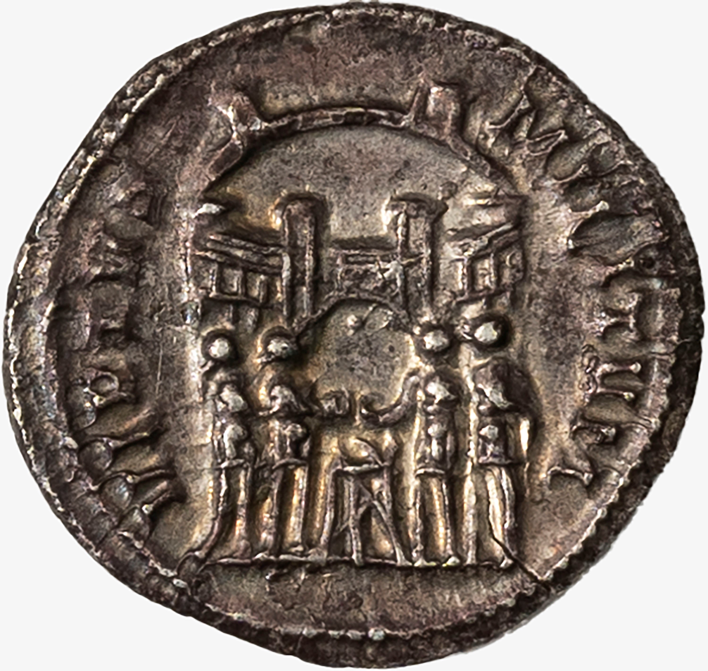 Impero Romano, Massimiano Ercole, 286-310 D.C - Massimiano Ercole, Moneta argentea con effigie e ...