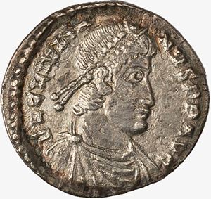 Siliqua databile al 361-363 d.C.