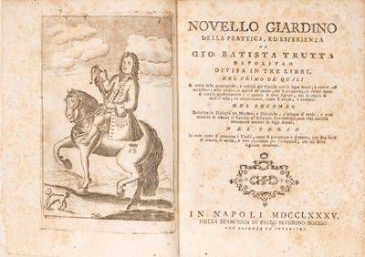 Novello Giardino della prattica ed esperienza. Divisa in tre libri, quarto edizione riveduta e co...